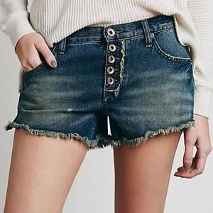 Free people runaway slouch cutoffs